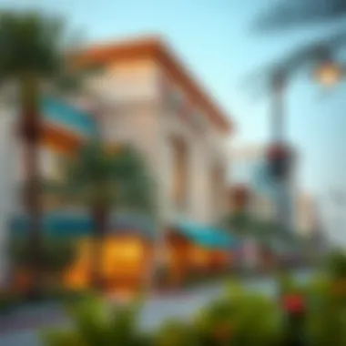 Vibrant local amenities in the Rubaina neighborhood