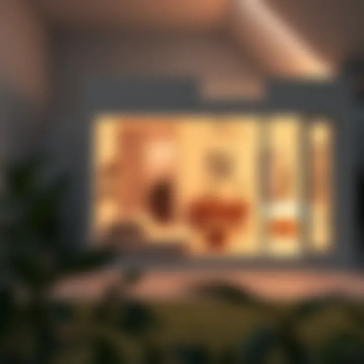 Architectural blueprint of a studio house highlighting efficient use of space