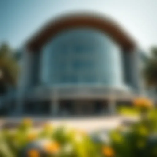 Exterior view of the Darwish Building showcasing modern architecture