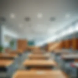 Modern classroom environment in Dubai school