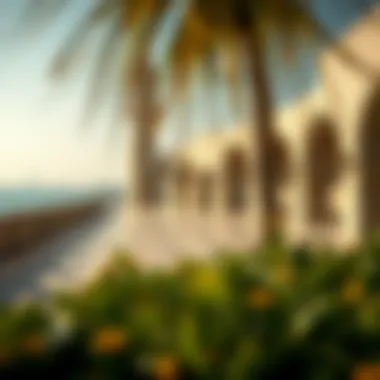 Cultural landmarks near Al Hamriya Beach reflecting Dubai's rich heritage.