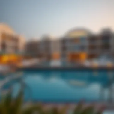 Amenities and recreational facilities in the marina