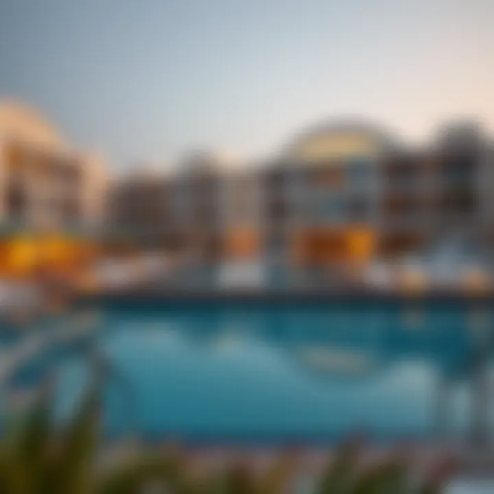 Amenities and recreational facilities in the marina