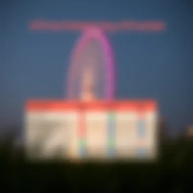 A comparison chart of Dubai Eye and other attractions