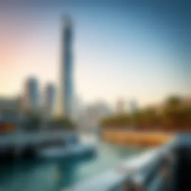 Investors discussing opportunities around the Dubai Creek area