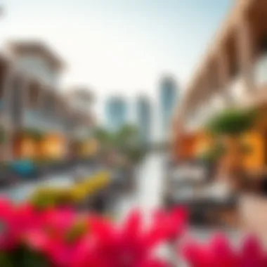 Vibrant community spaces and amenities in Riviera MBR City