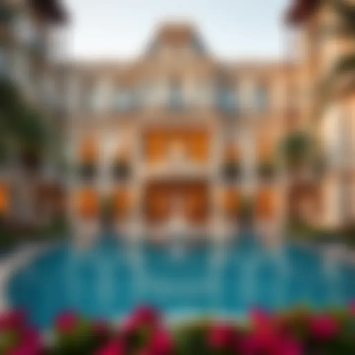 Architectural Marvel of The Lana Dorchester The stunning facade of The Lana Dorchester reflecting luxury and elegance