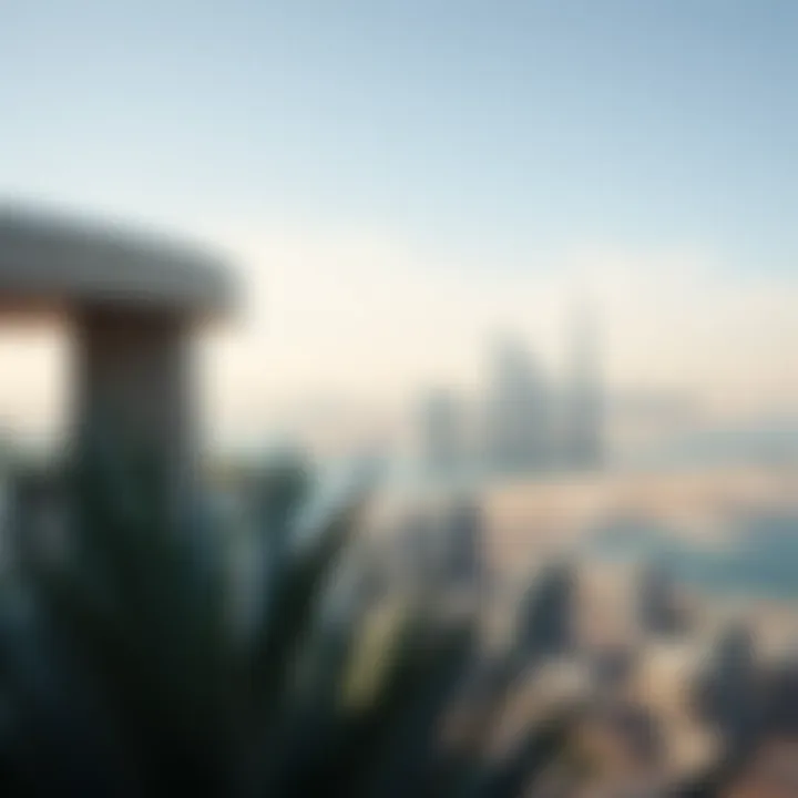 Spectacular Views from The Lana Dorchester Breathtaking views from The Lana Dorchester highlighting Dubai's skyline