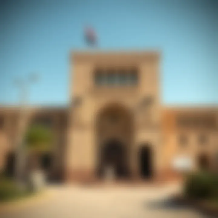 An overview of Al Ain showcasing its historical architecture