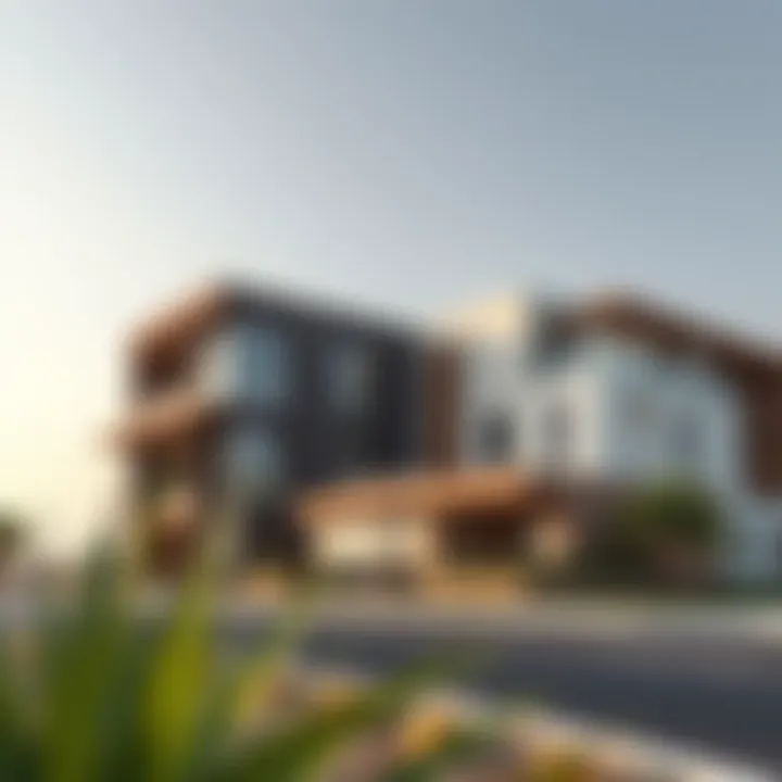 A modern real estate development in Al Ain's tranquil setting