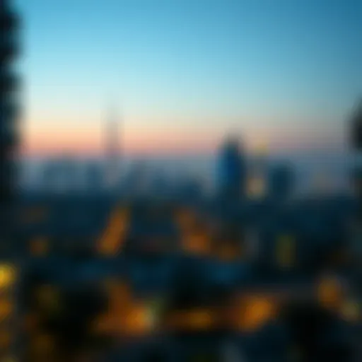 Al Nahda Skyline at Dusk Stunning view of Al Nahda skyline