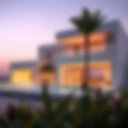 Stunning architectural design of a villa in Northern Bani Yas