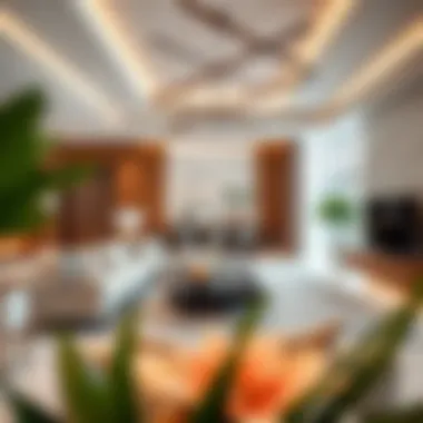 Luxury Interiors of Bani Yas Residences Modern interiors showcasing luxury living spaces