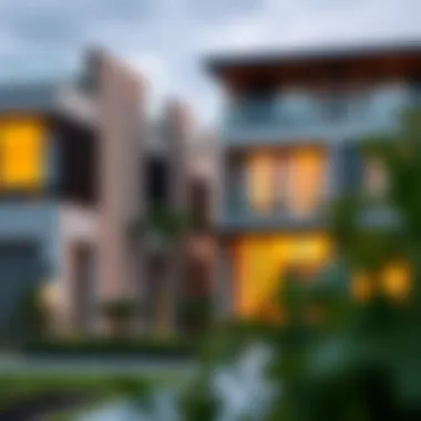 Luxurious residential options available in The Valley, emphasizing contemporary design