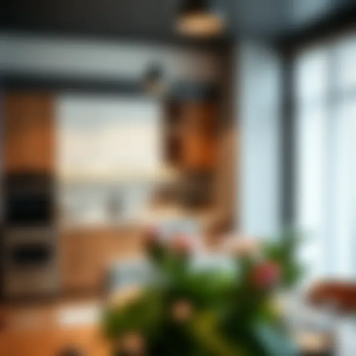Overview of a well-designed kitchen with modern appliances