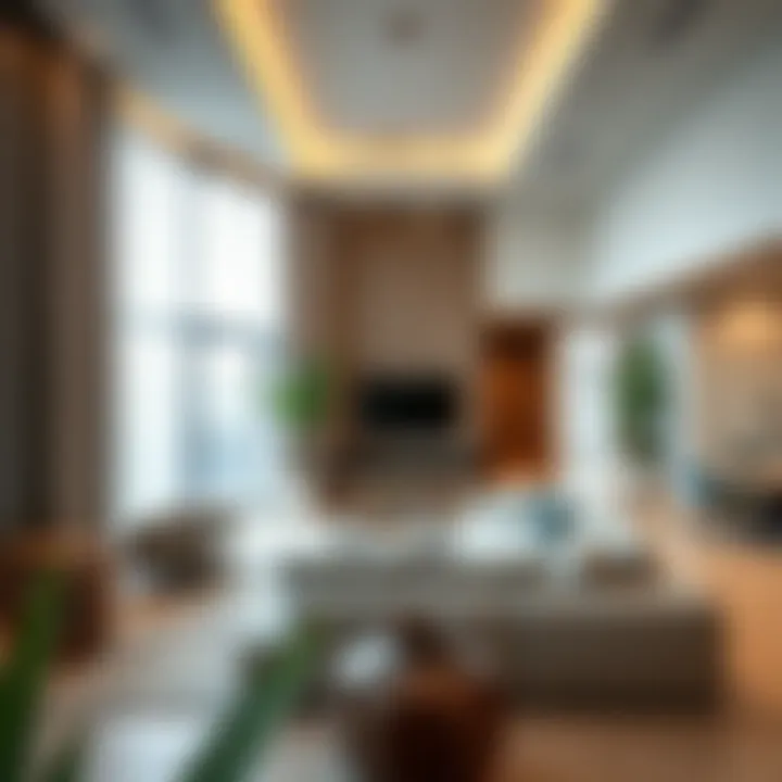 Modern interior design of a Dubai vacation home