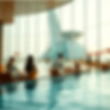 Visitors enjoying a luxurious experience in one of the hotels
