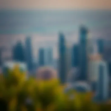 Aerial view of Dubai's skyline highlighting Galadari Group properties