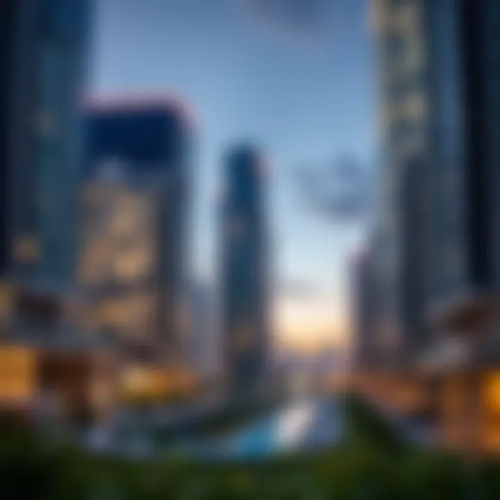 Market analysis graphics showing investment potential in Expo City Residence