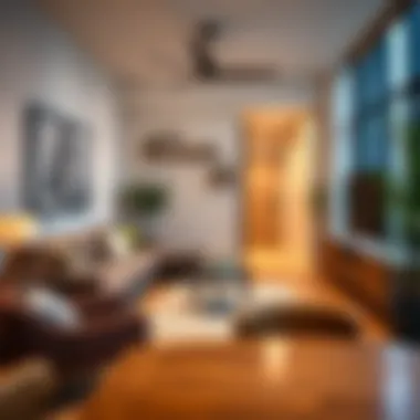 Cozy living area with modern decor