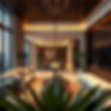 Stunning interiors of a modern garden apartment