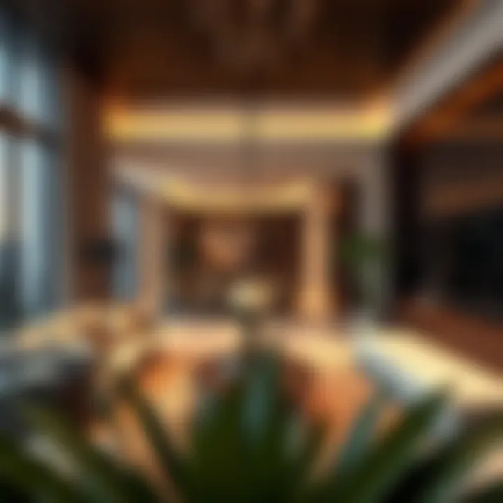 Stunning interiors of a modern garden apartment