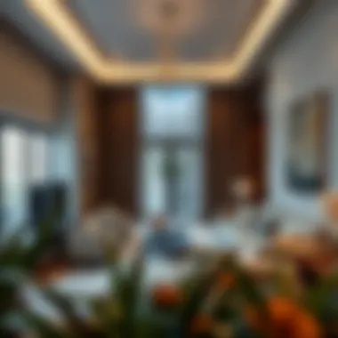 Luxurious interiors of a residential unit in Gate Village