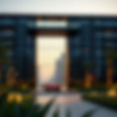Real estate agent presenting investment opportunities in Gems Estate.