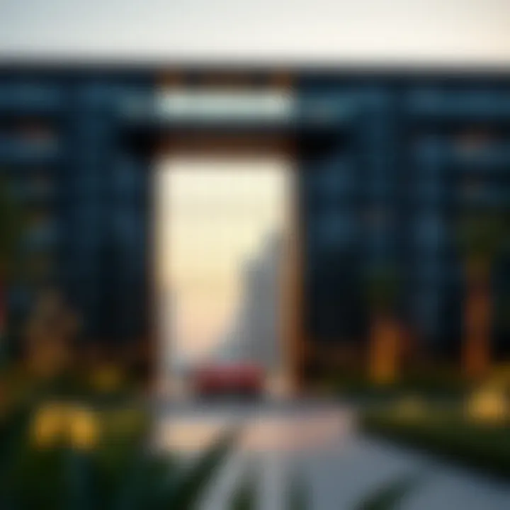 Real estate agent presenting investment opportunities in Gems Estate.