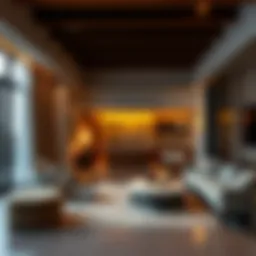 Welcoming interior of a luxury holiday home