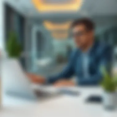 Investing in the Future: Market Insights Investor analyzing rental market data