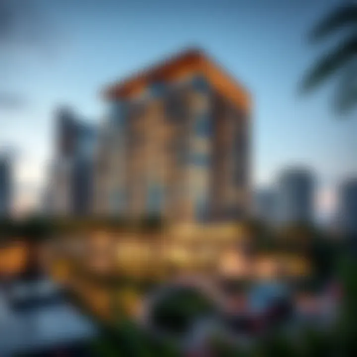 Stunning view of Hyatt Regency Creek Heights Residences showcasing modern architecture