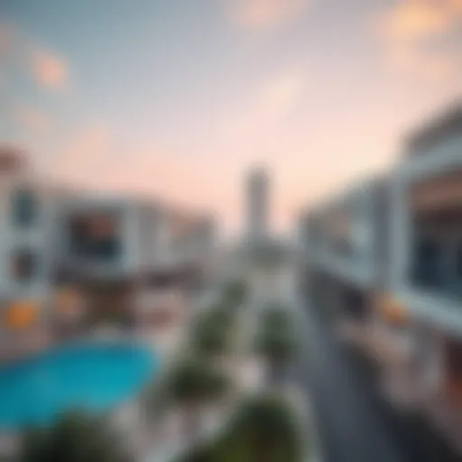 Panoramic view of Al Maskan 2 showcasing modern architecture