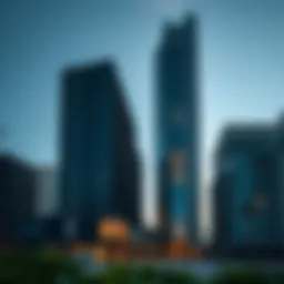 Architectural design of iRise Tower showcasing modern aesthetics