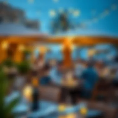 Al Fresco Dining Experience Outdoor dining atmosphere at Jumeirah Beach Walk