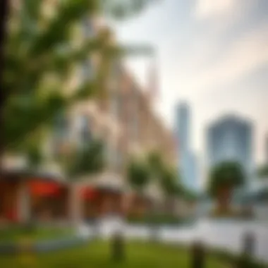 Local amenities and parks in Karama neighborhood