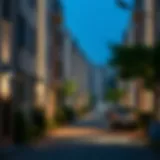 Tranquil residential street in Karama