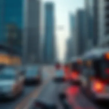 Transport Connectivity along Khalid Bin Waleed Road Public transport options available on Khalid Bin Waleed Road, illustrating connectivity in Dubai.