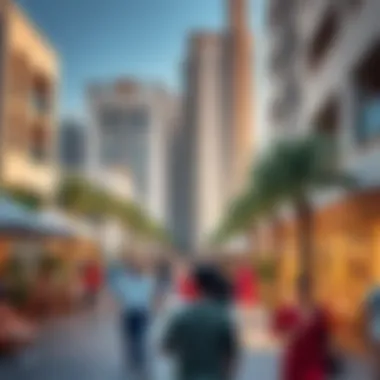 Community Vibe Around Laguna Tower Vibrant community atmosphere surrounding Laguna Tower