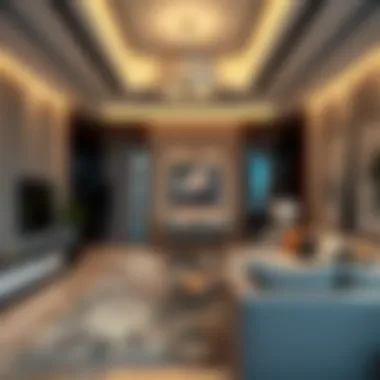 Luxury Living: Interiors of Dubai's Finest Apartments An elegant apartment interior representing premium living spaces