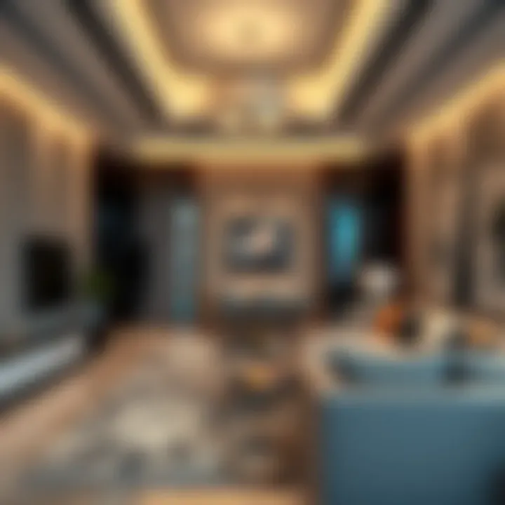 Luxury Living: Interiors of Dubai's Finest Apartments An elegant apartment interior representing premium living spaces