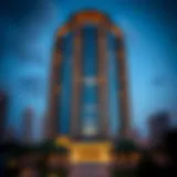 Stunning architectural view of Leena Tower