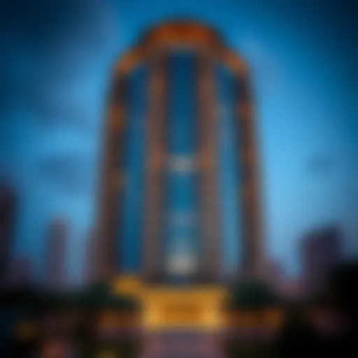 Stunning architectural view of Leena Tower