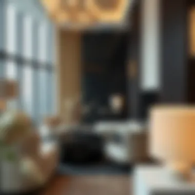 Luxurious interior design of a Leena Tower apartment