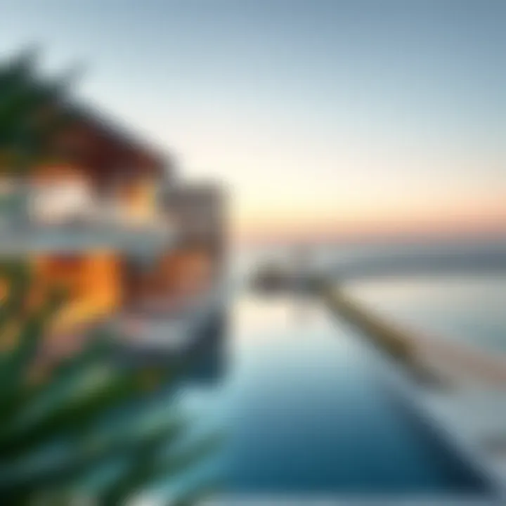 Luxurious beachfront villa on Palm Jumeirah with stunning sea views