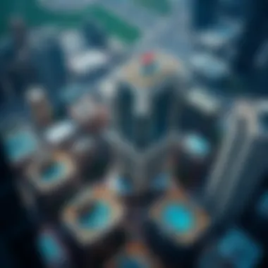 Prime Location of Mayfair Tower Aerial view highlighting Mayfair Tower's prime location