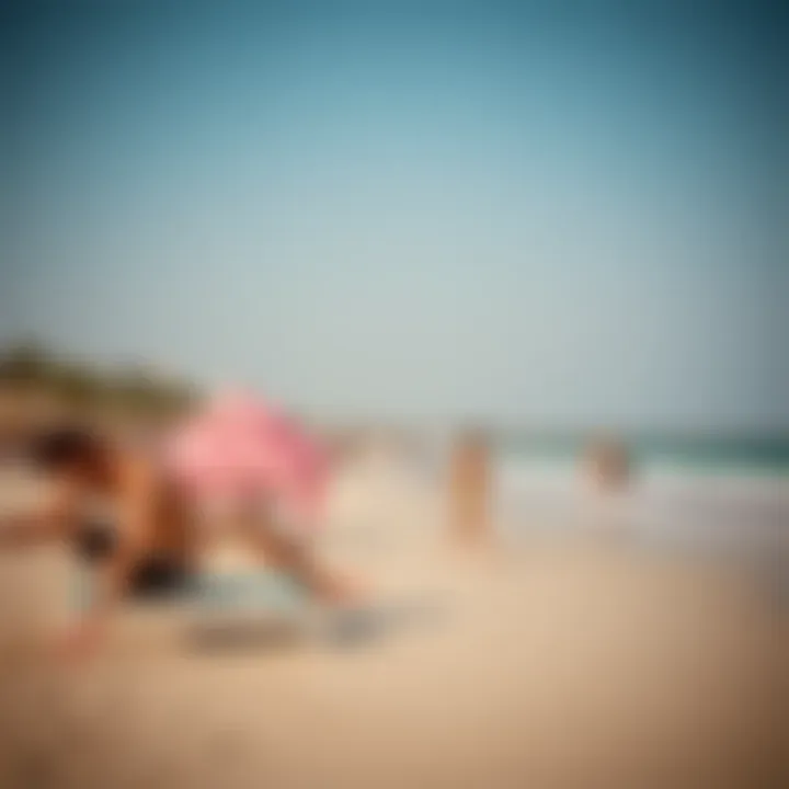 Vibrant leisure activities at Meraas Beach