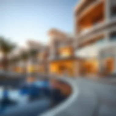 Luxurious beachfront properties near Meraas Beach