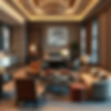 Luxurious suite interior at Movenpick JBR displaying elegant furnishings