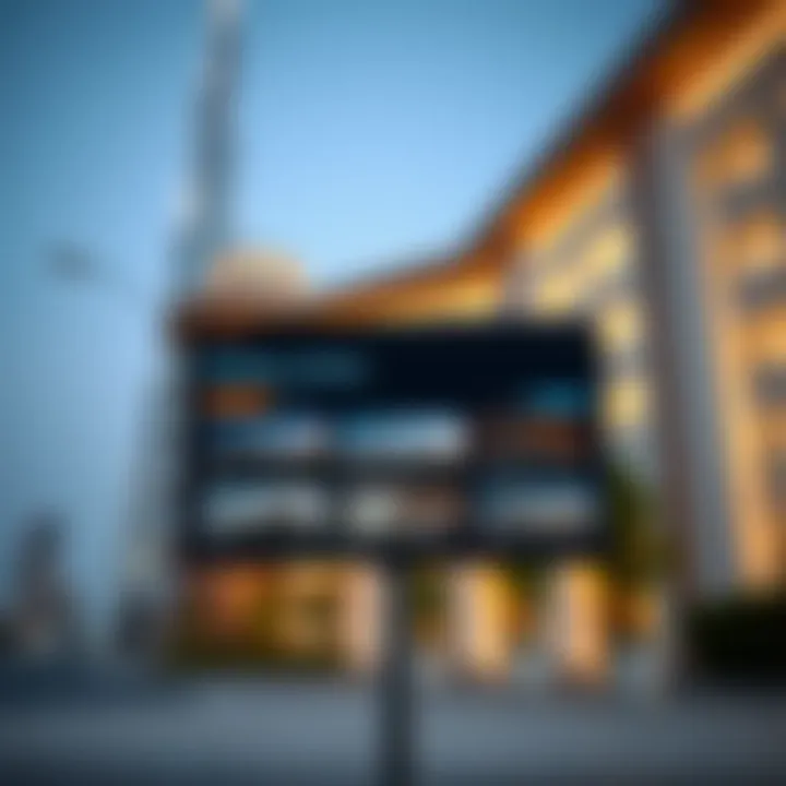 Digital interface showcasing Mulkiya Online features